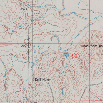 United States Geological Survey Iron Mountain, KS (1980, 24000-Scale) digital map