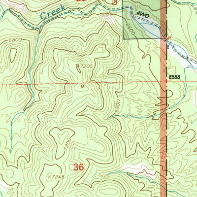 United States Geological Survey Iron Mountain, NM (1999, 24000-Scale) digital map