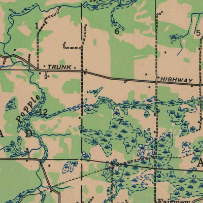 United States Geological Survey Iron Mountain, WI-MI (1947, 48000-Scale) digital map