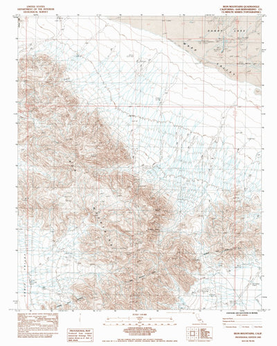 United States Geological Survey Iron Mountains, CA (1983, 24000-Scale) digital map