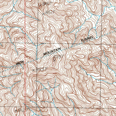United States Geological Survey Iron Mountains, CA (1983, 24000-Scale) digital map