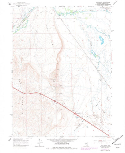 United States Geological Survey Iron Point, NV (1965, 24000-Scale) digital map