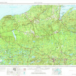 United States Geological Survey Iron River, MI-WI (1958, 250000-Scale) digital map