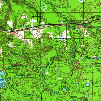 United States Geological Survey Iron River, MI-WI (1961, 250000-Scale) digital map