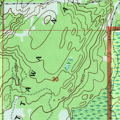 United States Geological Survey Iron River, MI-WI (1999, 24000-Scale) digital map