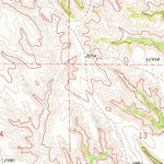 United States Geological Survey Iron Shell Flat East, SD (1969, 24000-Scale) digital map