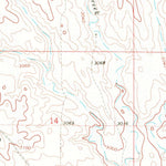 United States Geological Survey Iron Shell Flat West, SD (1969, 24000-Scale) digital map