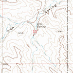 United States Geological Survey Iron Spring, MT (1972, 24000-Scale) digital map
