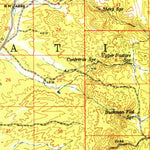 United States Geological Survey Iron Springs, AZ (1949, 62500-Scale) digital map