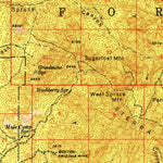 United States Geological Survey Iron Springs, AZ (1949, 62500-Scale) digital map
