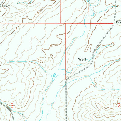 United States Geological Survey Iron Springs, CO (1969, 24000-Scale) digital map