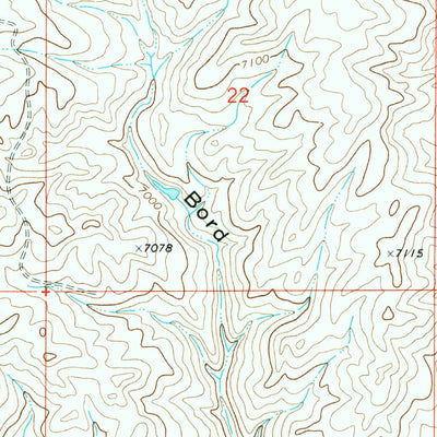 United States Geological Survey Iron Springs, CO (1969, 24000-Scale) digital map