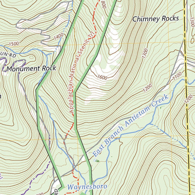 United States Geological Survey Iron Springs, PA (2023, 24000-Scale) digital map