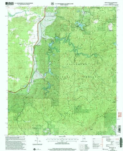 United States Geological Survey Ironaton, AL (2001, 24000-Scale) digital map