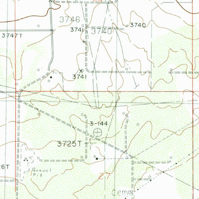 United States Geological Survey Ironhouse Draw, NM (1985, 24000-Scale) digital map