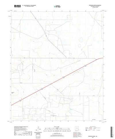 United States Geological Survey Ironhouse Draw, NM (2020, 24000-Scale) digital map
