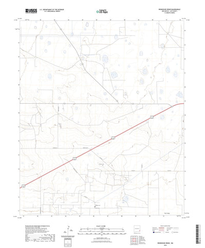 United States Geological Survey Ironhouse Draw, NM (2023, 24000-Scale) digital map