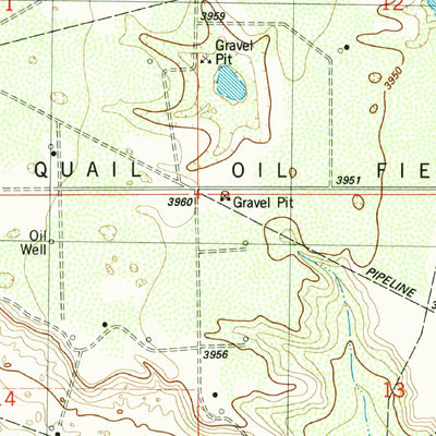 United States Geological Survey Ironhouse Well, NM (1984, 24000-Scale) digital map