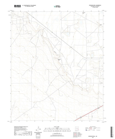 United States Geological Survey Ironhouse Well, NM (2020, 24000-Scale) digital map