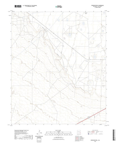 United States Geological Survey Ironhouse Well, NM (2023, 24000-Scale) digital map