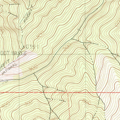 United States Geological Survey Ironside Mountain, CA (1982, 24000-Scale) digital map