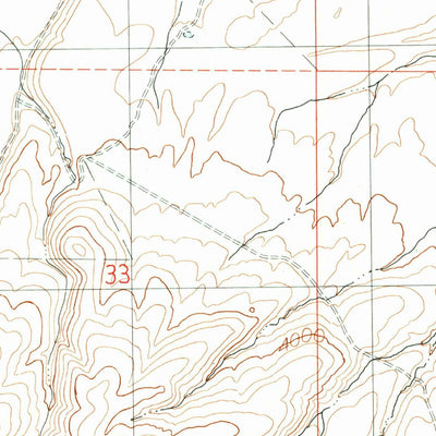 United States Geological Survey Ironside, OR (1990, 24000-Scale) digital map