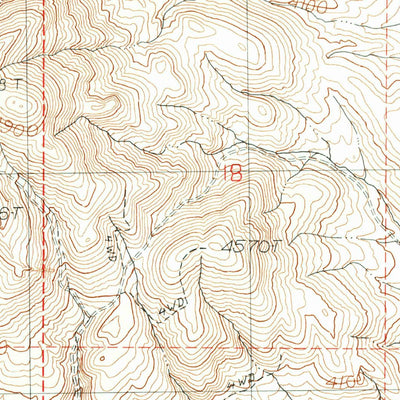 United States Geological Survey Ironside, OR (1990, 24000-Scale) digital map