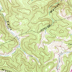 United States Geological Survey Ironto, VA (1965, 24000-Scale) digital map