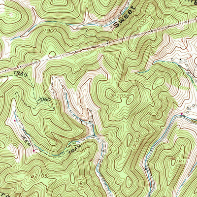 United States Geological Survey Ironto, VA (1965, 24000-Scale) digital map