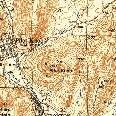United States Geological Survey Ironton, MO (1937, 48000-Scale) digital map