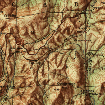 United States Geological Survey Ironton, MO (1953, 62500-Scale) digital map
