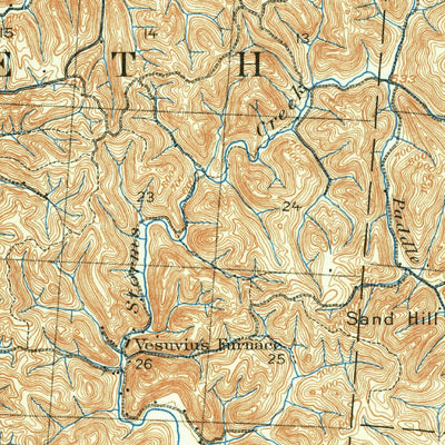 United States Geological Survey Ironton, OH-KY (1898, 62500-Scale) digital map