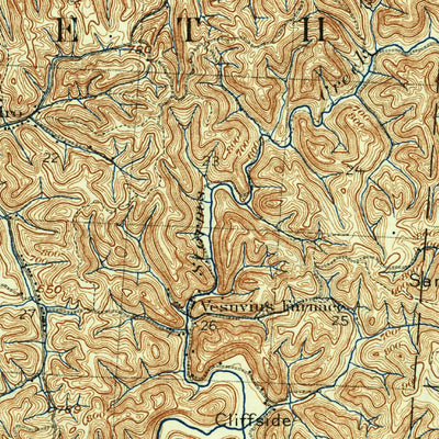 United States Geological Survey Ironton, OH-KY (1900, 62500-Scale) digital map