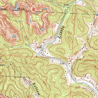United States Geological Survey Ironton, OH-KY (1972, 24000-Scale) digital map