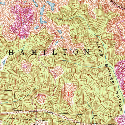 United States Geological Survey Ironton, OH-KY (1972, 24000-Scale) digital map