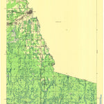 United States Geological Survey Ironwood, MI-WI (1943, 48000-Scale) digital map