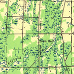 United States Geological Survey Ironwood, MI-WI (1943, 48000-Scale) digital map