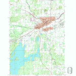 United States Geological Survey Ironwood, MI-WI (1955, 24000-Scale) digital map
