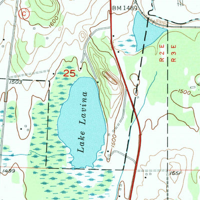 United States Geological Survey Ironwood, MI-WI (1955, 24000-Scale) digital map