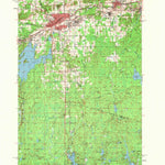 United States Geological Survey Ironwood, MI-WI (1955, 62500-Scale) digital map