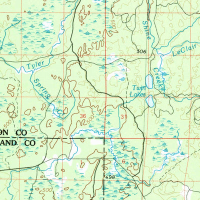 United States Geological Survey Ironwood, MI-WI (1980, 100000-Scale) digital map