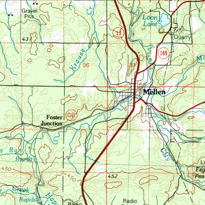 United States Geological Survey Ironwood, MI-WI (1980, 100000-Scale) digital map