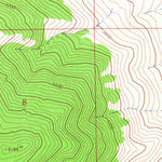 United States Geological Survey Irvine Hill, MT (1965, 24000-Scale) digital map