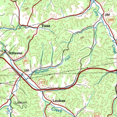 United States Geological Survey Irvine, KY (1982, 100000-Scale) digital map
