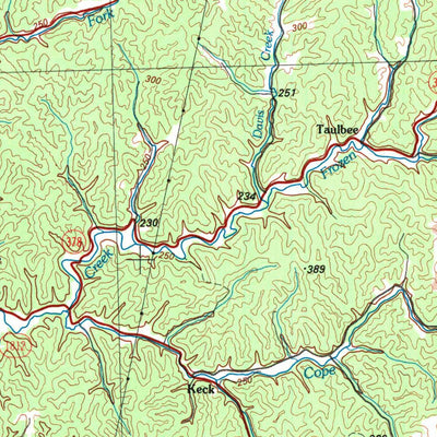 United States Geological Survey Irvine, KY (1982, 100000-Scale) digital map