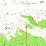 United States Geological Survey Irvine Lookout Tower, MT (1964, 24000-Scale) digital map