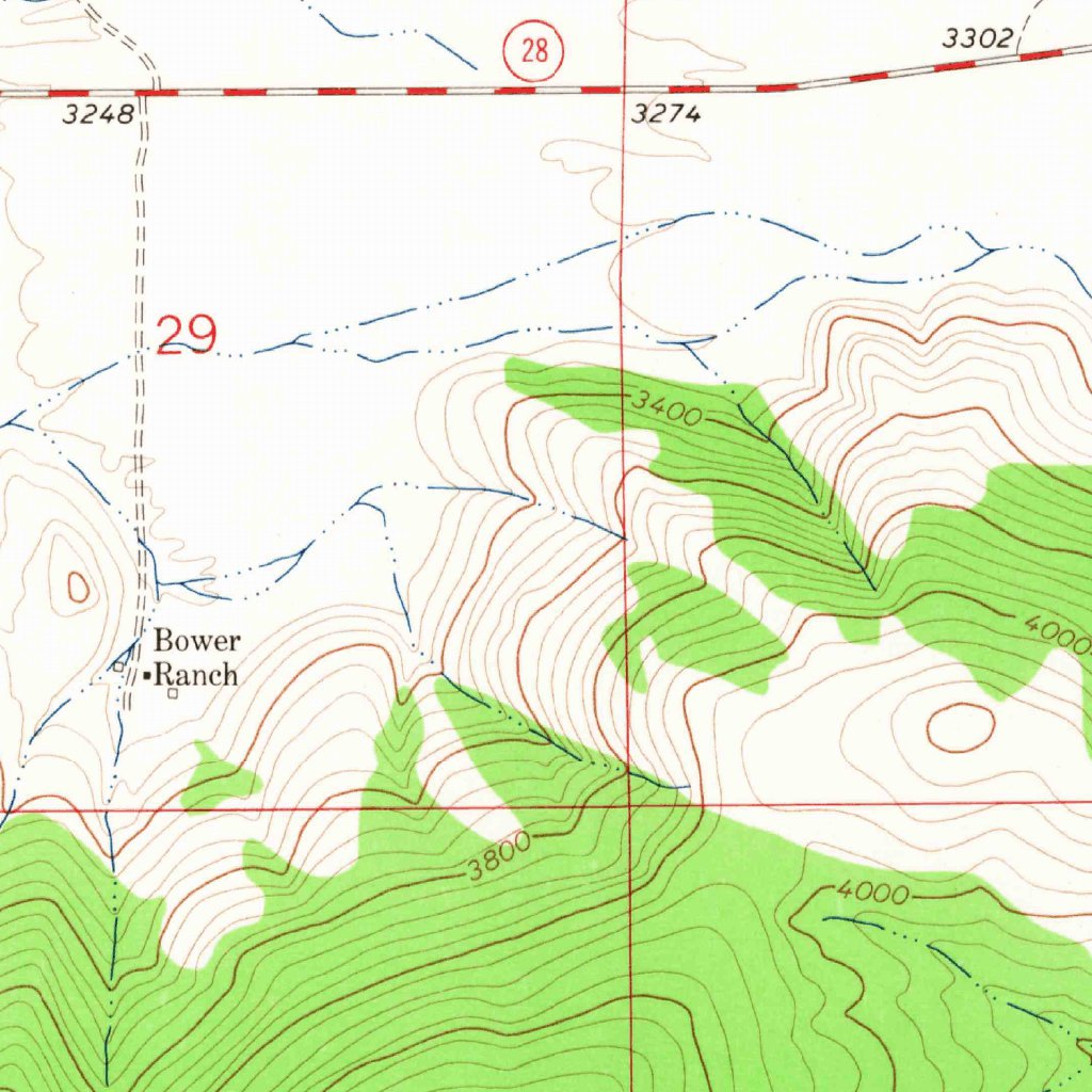 Irvine Lookout Tower, MT (1964, 24000-Scale) Map by United States ...