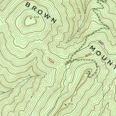 United States Geological Survey Irving College, TN (1960, 24000-Scale) digital map