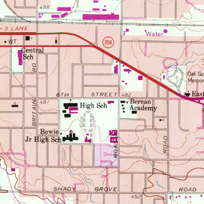 United States Geological Survey Irving, TX (1959, 24000-Scale) digital map