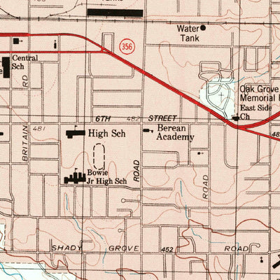 United States Geological Survey Irving, TX (1995, 24000-Scale) digital map